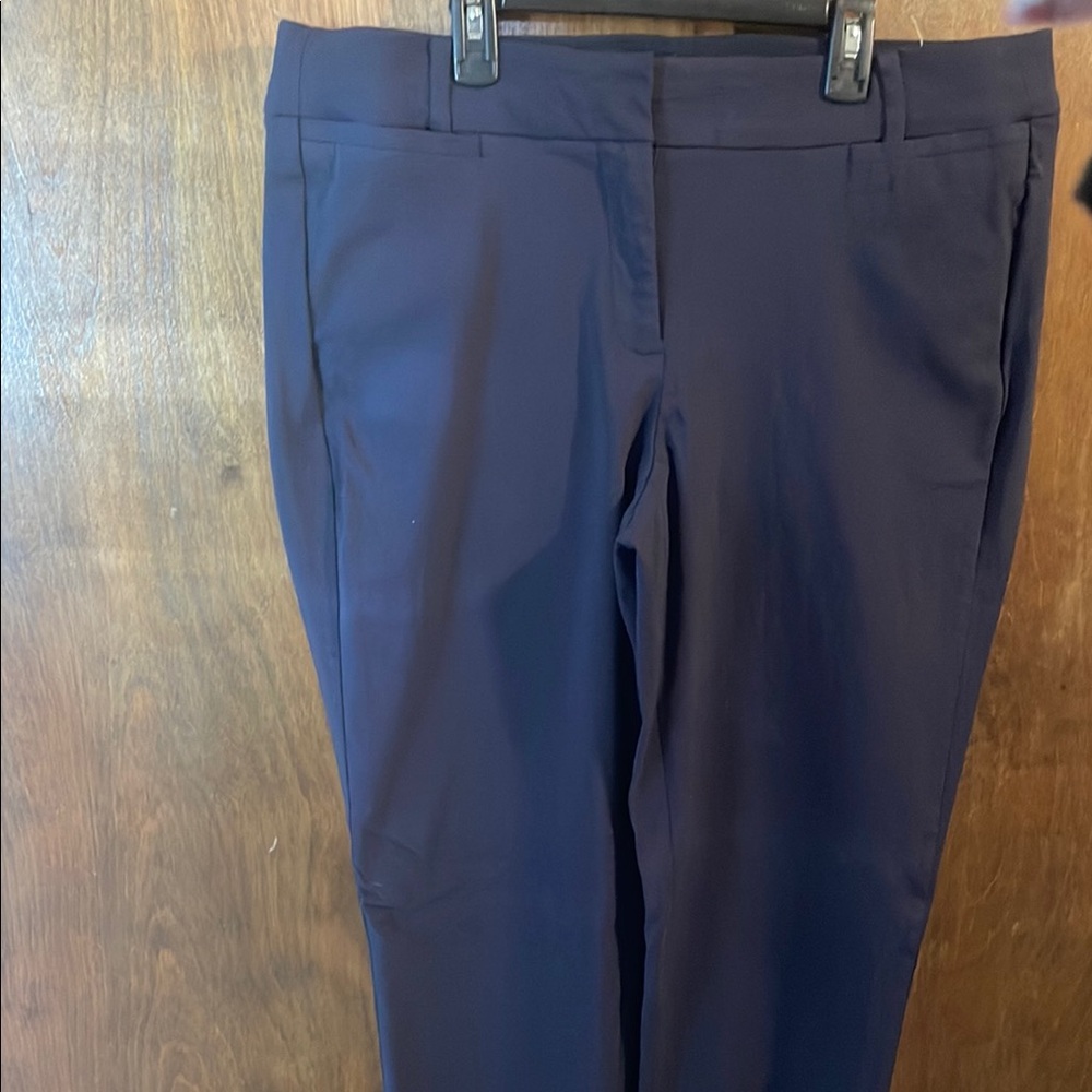 Lane Bryant Navy Straight Leg Pants